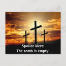 Recherche de croix vide cartes postales Résurrection