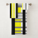 Search for yellow stripes bath towels White