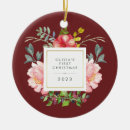 Search for burgundy ornaments Baby girl