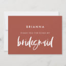 Search for text bridesmaid cards Typography