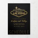 Search for tri fold wedding programs Itinerary