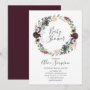 Recherche de police baby shower invitations Moderne