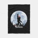 Search for sasquatch blankets Santa