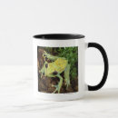 Search for green tree frog mugs Close up