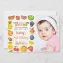 Recherche de fruit anniversaire invitations Fête d'été