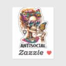 Search for skeleton lady stickers Halloween