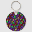 Search for purple red keychains Green