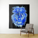 Search for blue lion art Cat