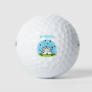 Search for butterfly golf balls Illustration