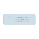 Search for blue cross return address labels Communion