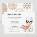 Search for sushi party invitations Nigiri