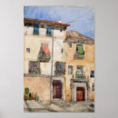 Search for vintage spain travel posters Watercolor