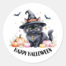 Search for happy autumn stickers Cat