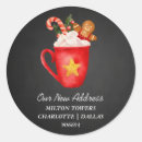 Search for vintage new years stickers Red