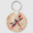 Search for dragonfly keychains Watercolor
