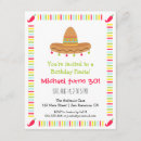 Search for adult fiesta birthday invitations Cinco de mayo