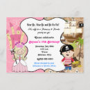 Search for princess and pirate invitations Castle