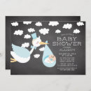 Search for stork baby boy shower invitations Cute