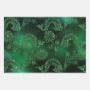 Search for shiny green wrapping paper Pattern