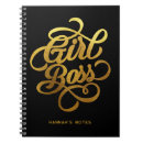 Search for girl boss notebooks Typography