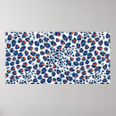 Recherche de léopard bleu posters Abstrait