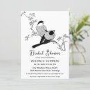 Search for love birds bridal shower invitations Chic
