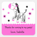 Recherche de zebra party stickers Enfant