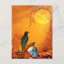 Search for human skulls postcards Halloween