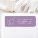 Search for purple graduation return address labels Girly