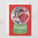 Search for snow globe photo christmas cards Whimsical