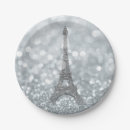 Recherche de tour eiffel assiettes Élégant
