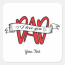 Search for i love you dad stickers Typography