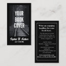 Search for book cover business cards Promotional