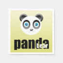 Recherche de pandas serviettes Toute personne