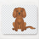 Recherche de cavalier king charles spaniel tapis souris Rubis