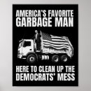 Search for garbage truck posters Take america back
