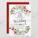 Search for red and green wedding invitations Boho chic