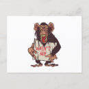 Recherche de chimpanzé drôle cartes postales Humour