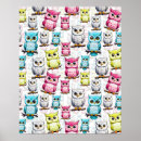 Recherche de hibou moderne posters Mignon