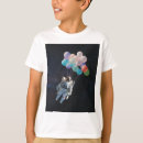 Search for astronaut with balloons tshirts Stars
