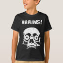 Recherche de cerveau enfant tshirts Zombie