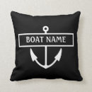 Search for boat name pillows Nautical