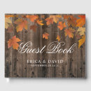 Recherche de rustic wedding guest books Automne