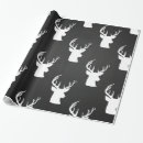 Recherche de motif de cerfs communs papier cadeau Mâle
