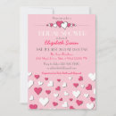 Search for white engagement party invitations Heart