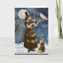 Recherche de hibou neige vœux cartes Chat