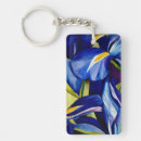 Search for iris rectangular keychains Floral