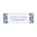 Search for floral swirl return address labels White