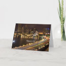 Recherche de vue ville vœux cartes Nuit