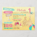 Search for sand castle invitations Beach party